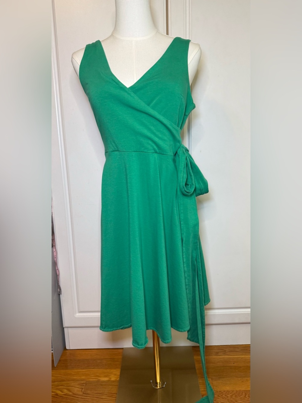MODA International Victoria’s Secret Green Wrap Dress Small Y2K